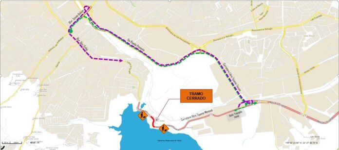 CIERRAN CARRETERA LIBRE TIJUANA-TECATE EN SU TRAMO DOS, INICIA RECONSTRUCCIÓN DE CONCRETO HIDRÁULICO